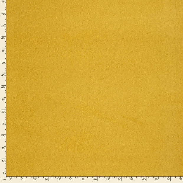 Microfleece fabric Unicolour Oker