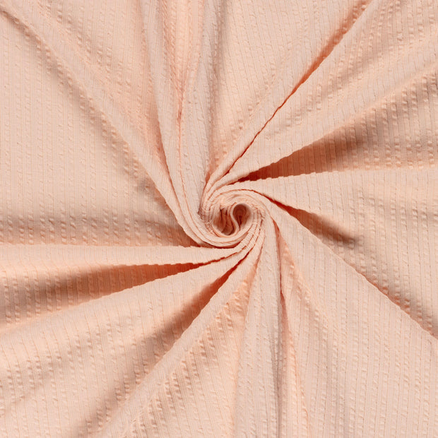 Rib Jacquard fabrik Lachsfarbe 