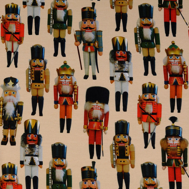 french terry lainé tissu Noël ércu