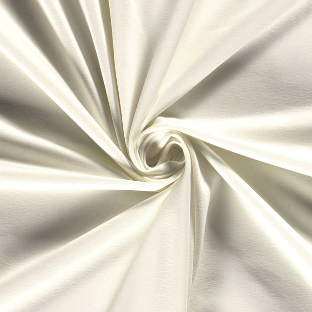 Jersey tissu Unicolore Blanc cassé