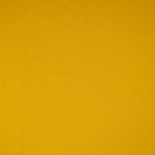French Terry tissu Unicolore Ocre