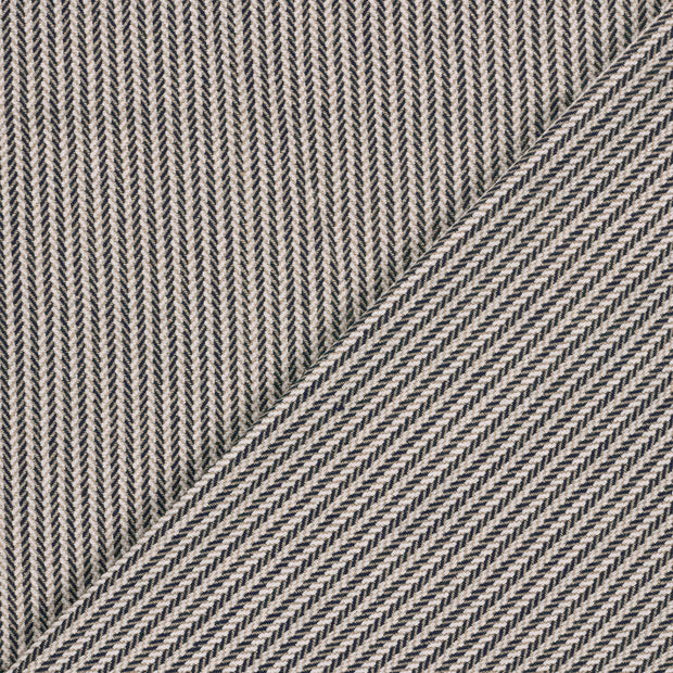 Jacquard fabric Stripes brushed 