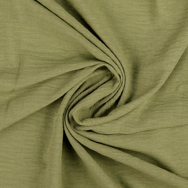 Woven Polyester fabric Olive Green 