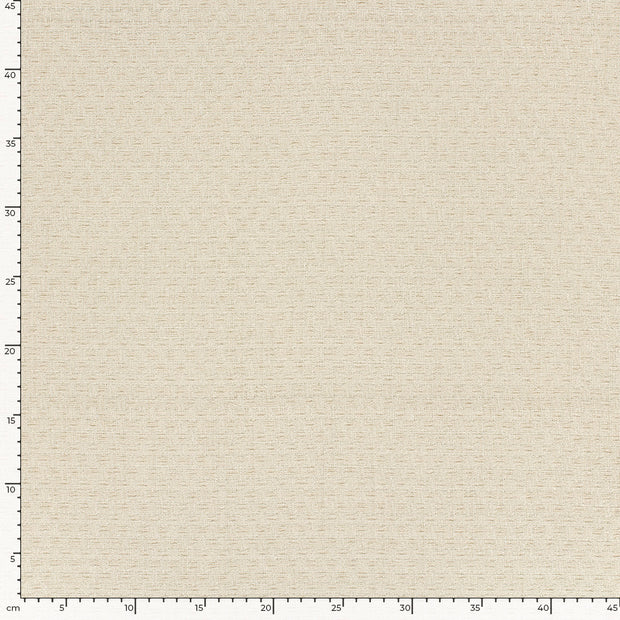 Jacquard tissu Unicolore Beige