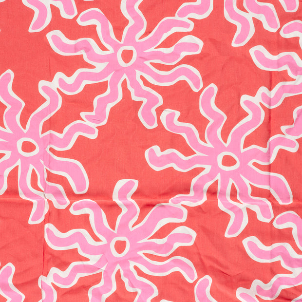 Bambou Poplin tissu Rose mat 
