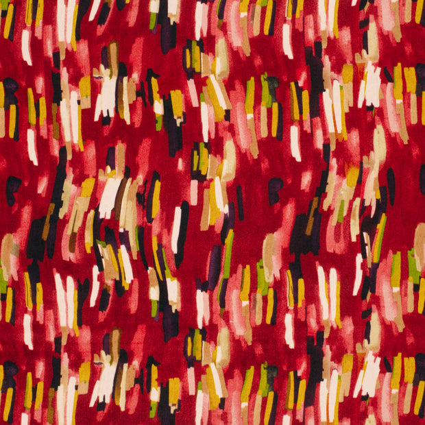 Satin Velvet tissu Rouge Bordeaux 
