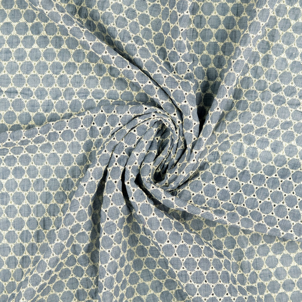 Voile fabrik Indigoblau 