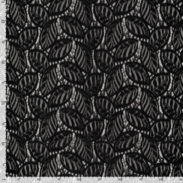 Chenille fabric Unicolour Black
