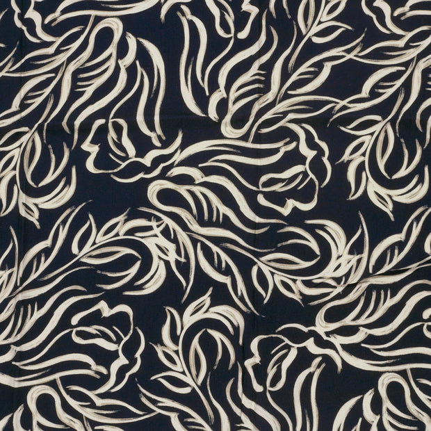 Viscose Twill fabrik Marine matt 
