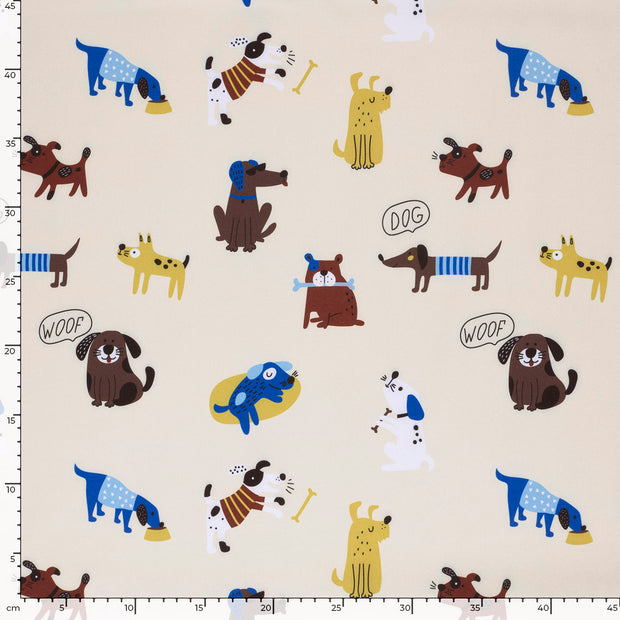 Softshell fabrik Hunde Beige