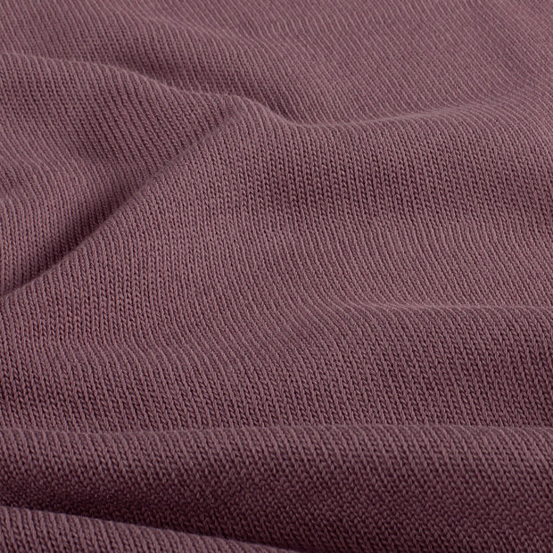Heavy Knit fabric Unicolour Mauve