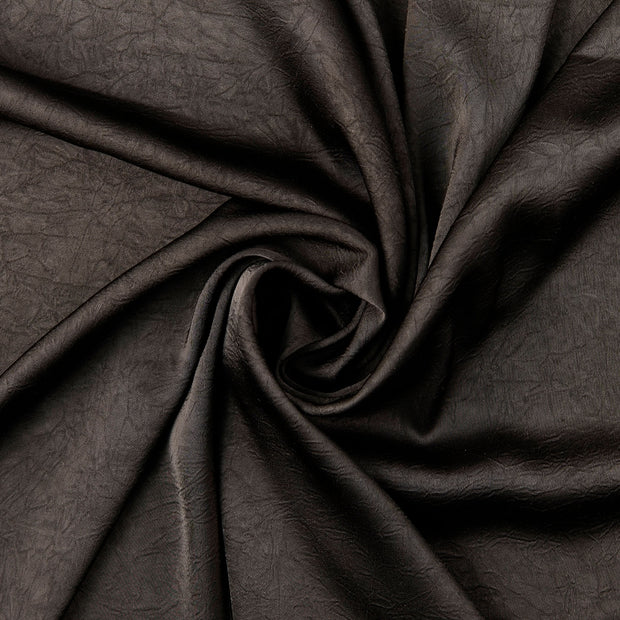 Satin fabrik Schwarz 