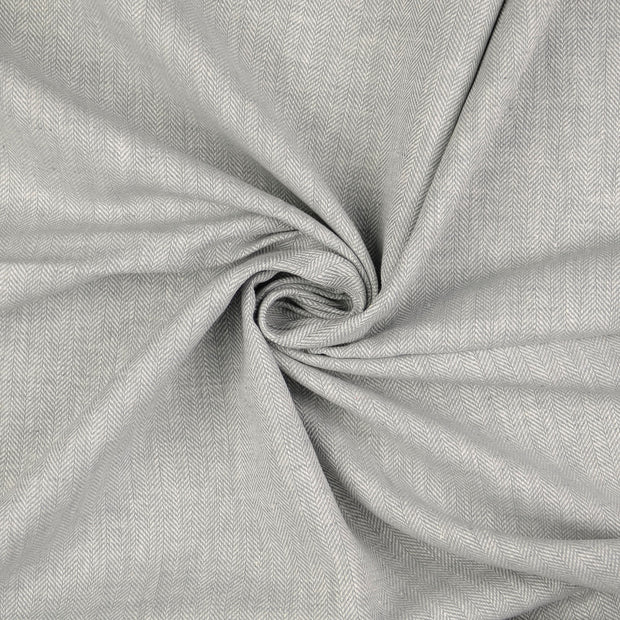 Linen fabric grey 