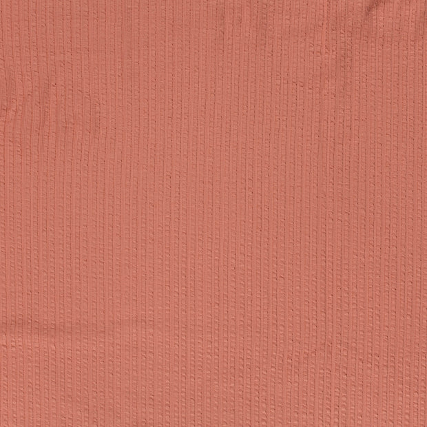 Rib Jacquard fabrik Coral texturiert 