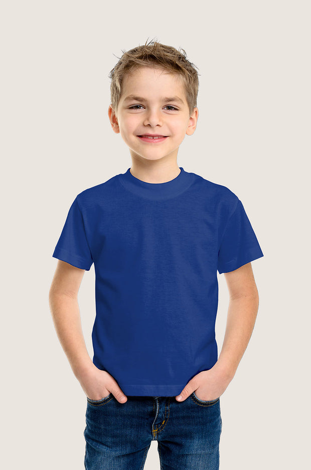 Jersey de Bambou tissu Unicolore Cobalt
