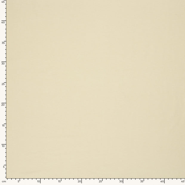 Baumwolle Jersey GOTS fabrik Uni Beige