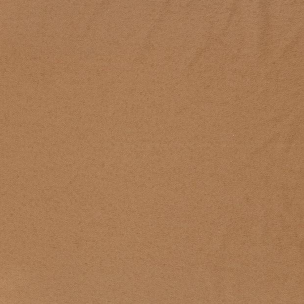 Terry Crepe fabric Nutmeg texturized 
