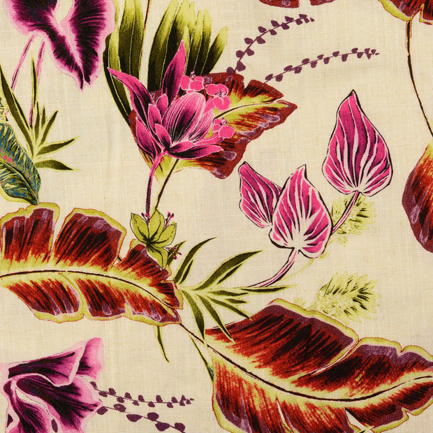  tissu Palmier multicolore