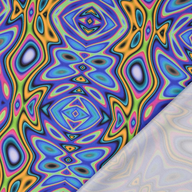 Jersey de Polyester tissu abstrait imprimé numérique 