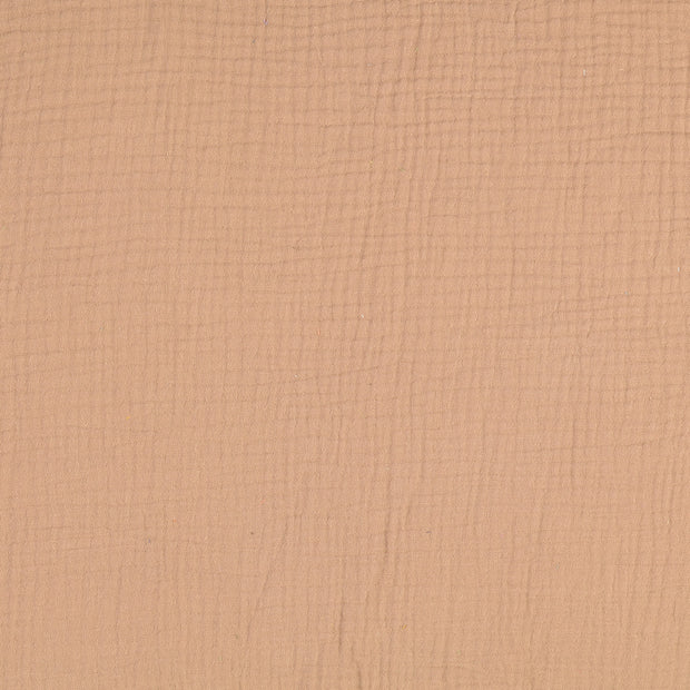 Muslin fabric Unicolour Beige