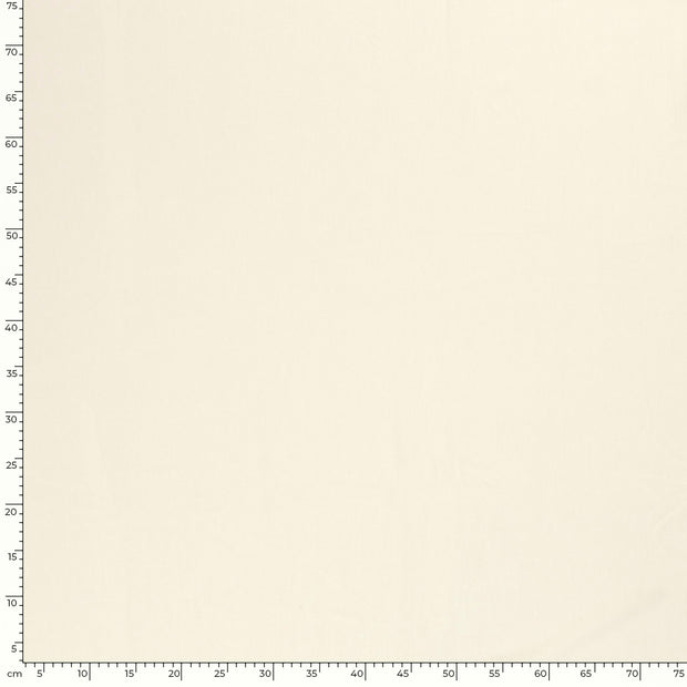 Bamboo Poplin fabric Unicolour Off White