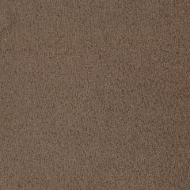 Terry Crepe fabric Brown Taupe texturized 