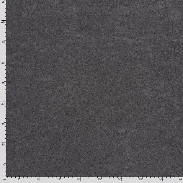 Frottee-Stretch fabrik Uni Grau