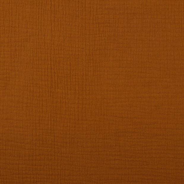 Muslin fabric Unicolour Brown