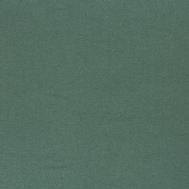 Cotton Jersey GOTS organic fabric Dark Green matte 
