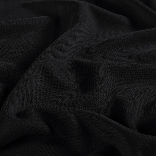 Piqué fabric Abstract Black