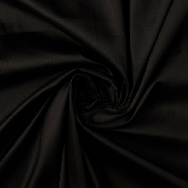 Satin tissu Noir 