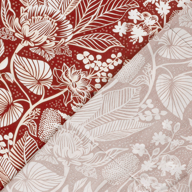 Bamboo Poplin fabric Flowers printed 