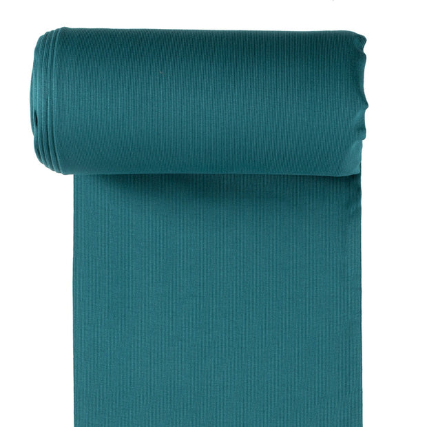 Cuff Material 2x2 rib fabric Petrol 
