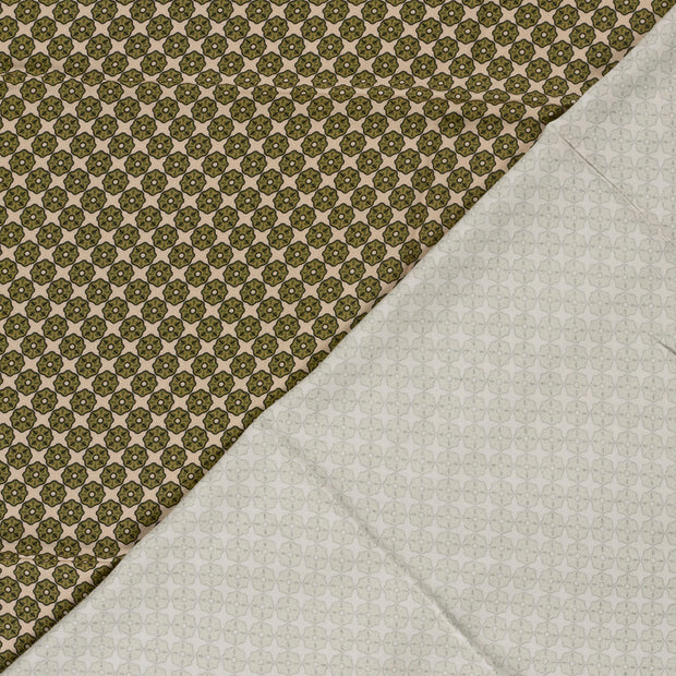 Viscose Satin fabrik Abstrakt bedruckt 