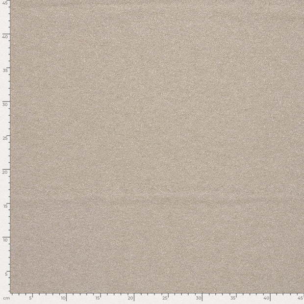 Heavy Knit fabrik Melange Beige