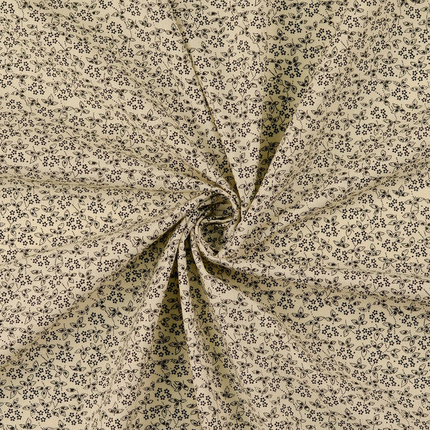 Cotton Poplin fabric Black 