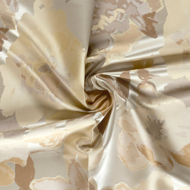 Jacquard fabric Beige yarn dyed 