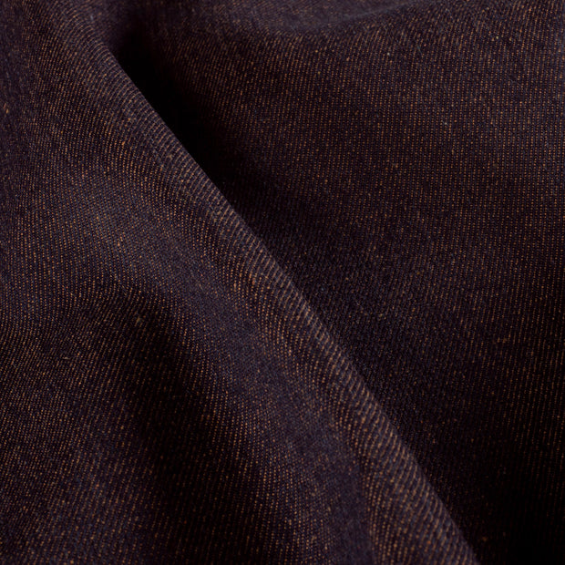 Denim fabric Unicolour Orange