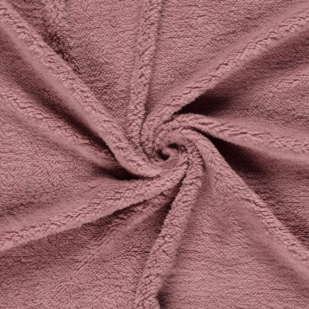 Sherpa Fleece tissu Mauve clair 