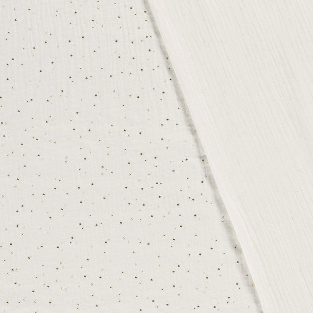 Muslin fabric Dots dew drops 