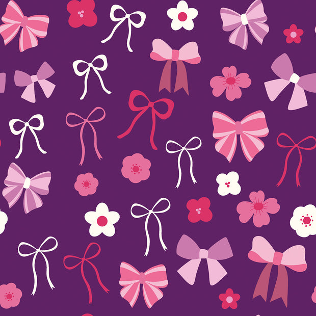 Aqua Protect (wasserdicht) fabrik Blumen Magenta
