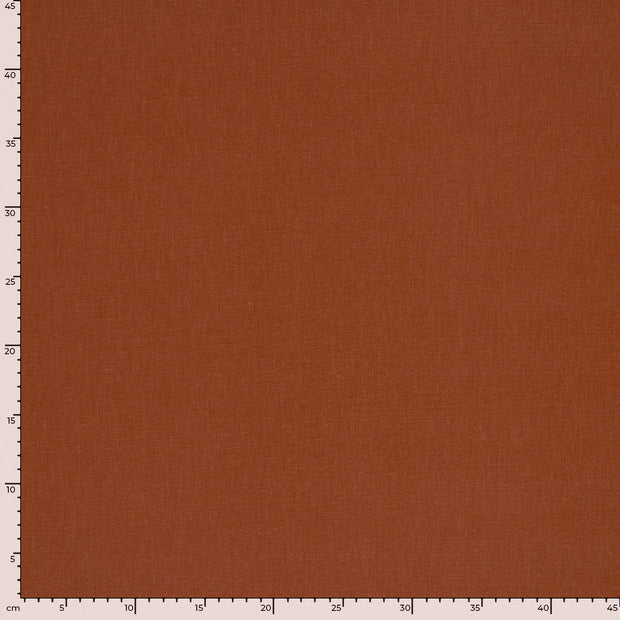 Aspect Lin tissu Unicolore Vieux rose