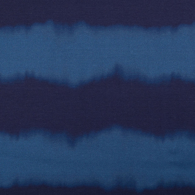 French Terry fabric Stripes light blue