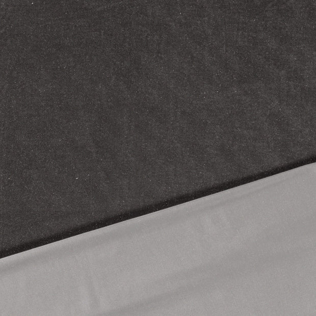 Samt Stretch fabrik Dunkelgrau 