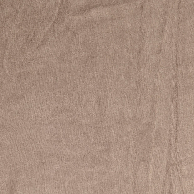 Nicky velours tissu Unicolore Beige