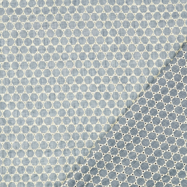 Voile fabrik Indigoblau 