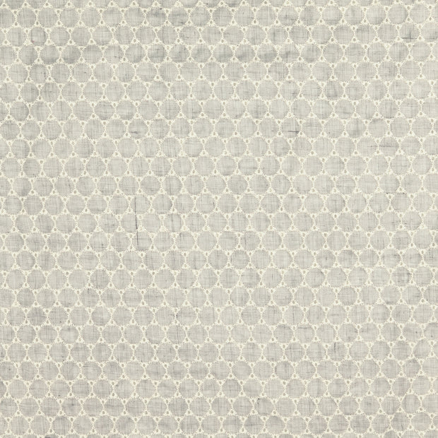 CO Voile fabrik Geometrisch hellgrau