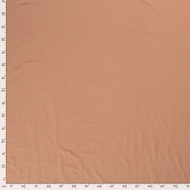 Jersey fabric Unicolour Coral