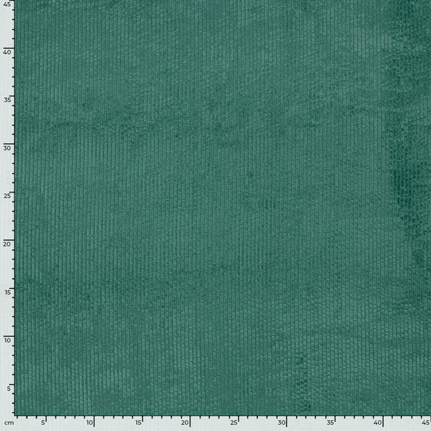 Velours Côtelé 4.5w tissu Unicolore Vert foncé