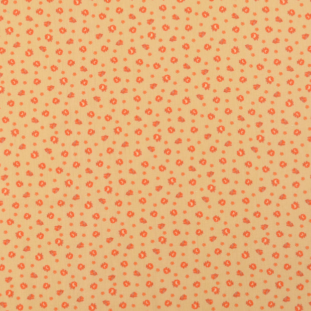 Breitcord 4.5w fabrik Blumen apricot